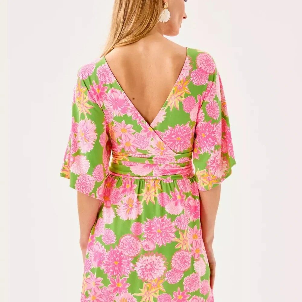 NWT Lilly Pulitzer PARIGI SKORT ROMPER in “Seaside Garden” MSRP $168 sz XL - Picture 8 of 10